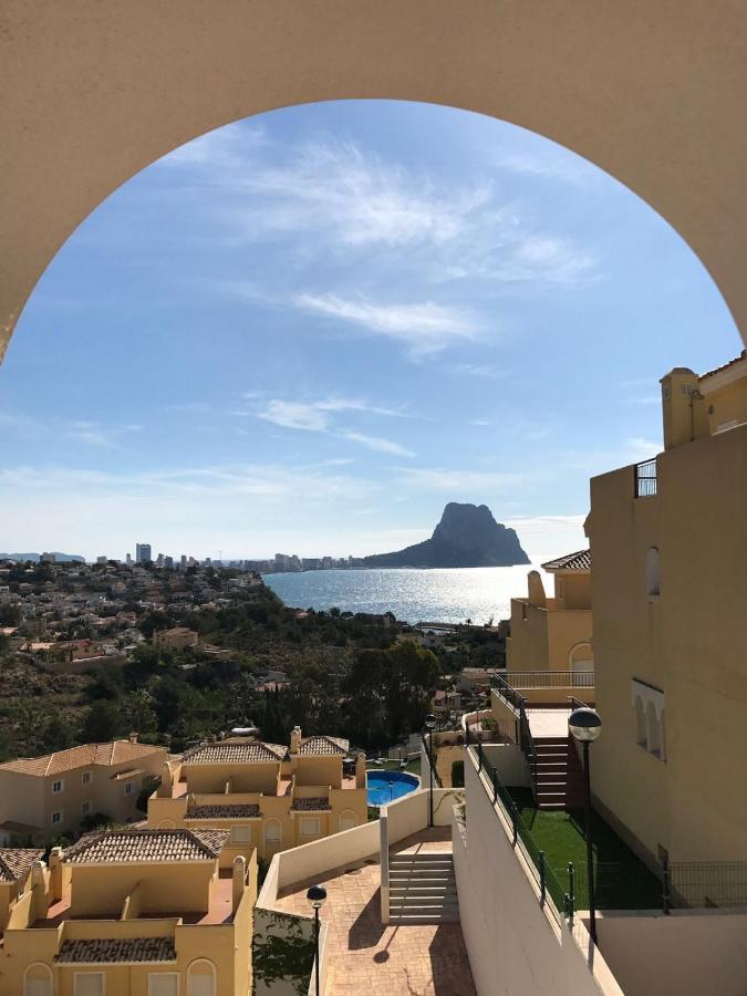 Chalet Adosado Con Vistas Al Mar Calp Exterior foto