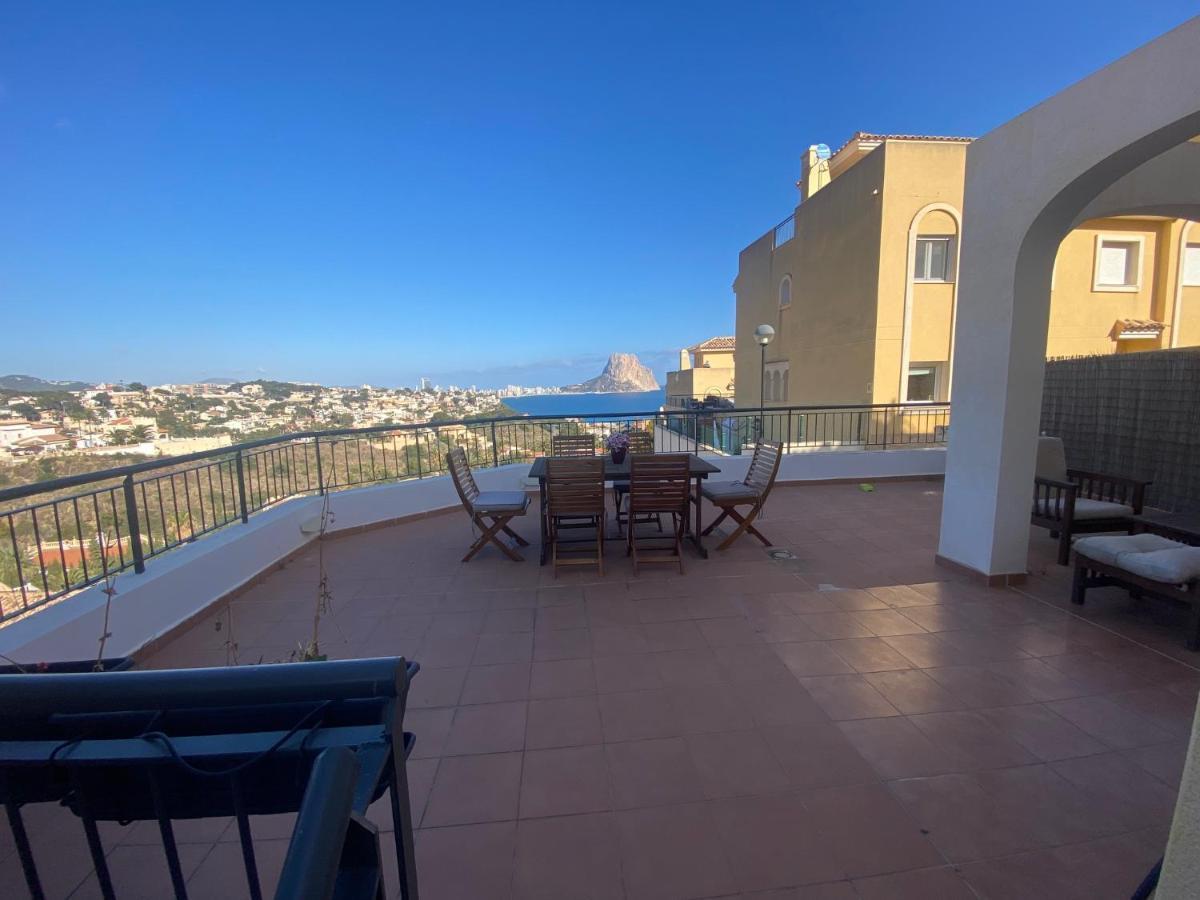 Chalet Adosado Con Vistas Al Mar Calp Exterior foto