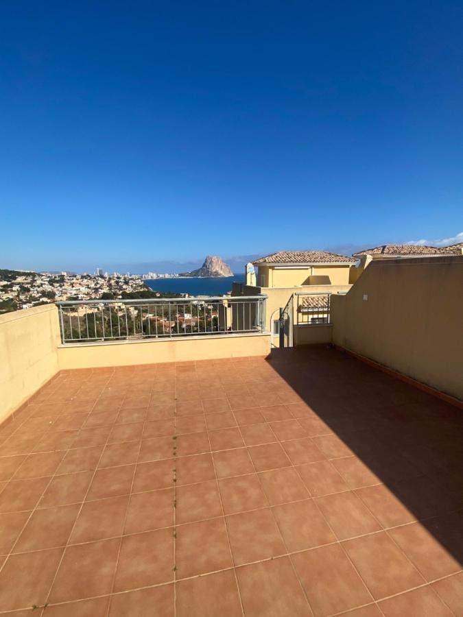 Chalet Adosado Con Vistas Al Mar Calp Exterior foto