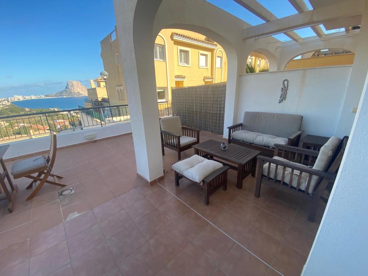 Chalet Adosado Con Vistas Al Mar Calp Exterior foto