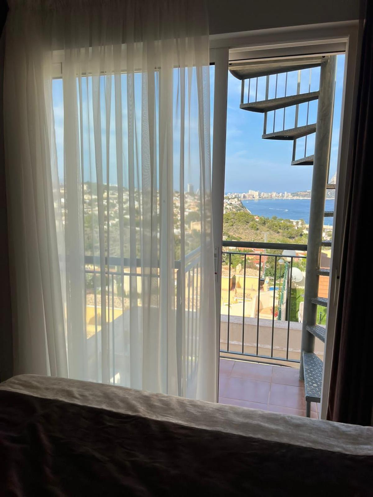 Chalet Adosado Con Vistas Al Mar Calp Exterior foto